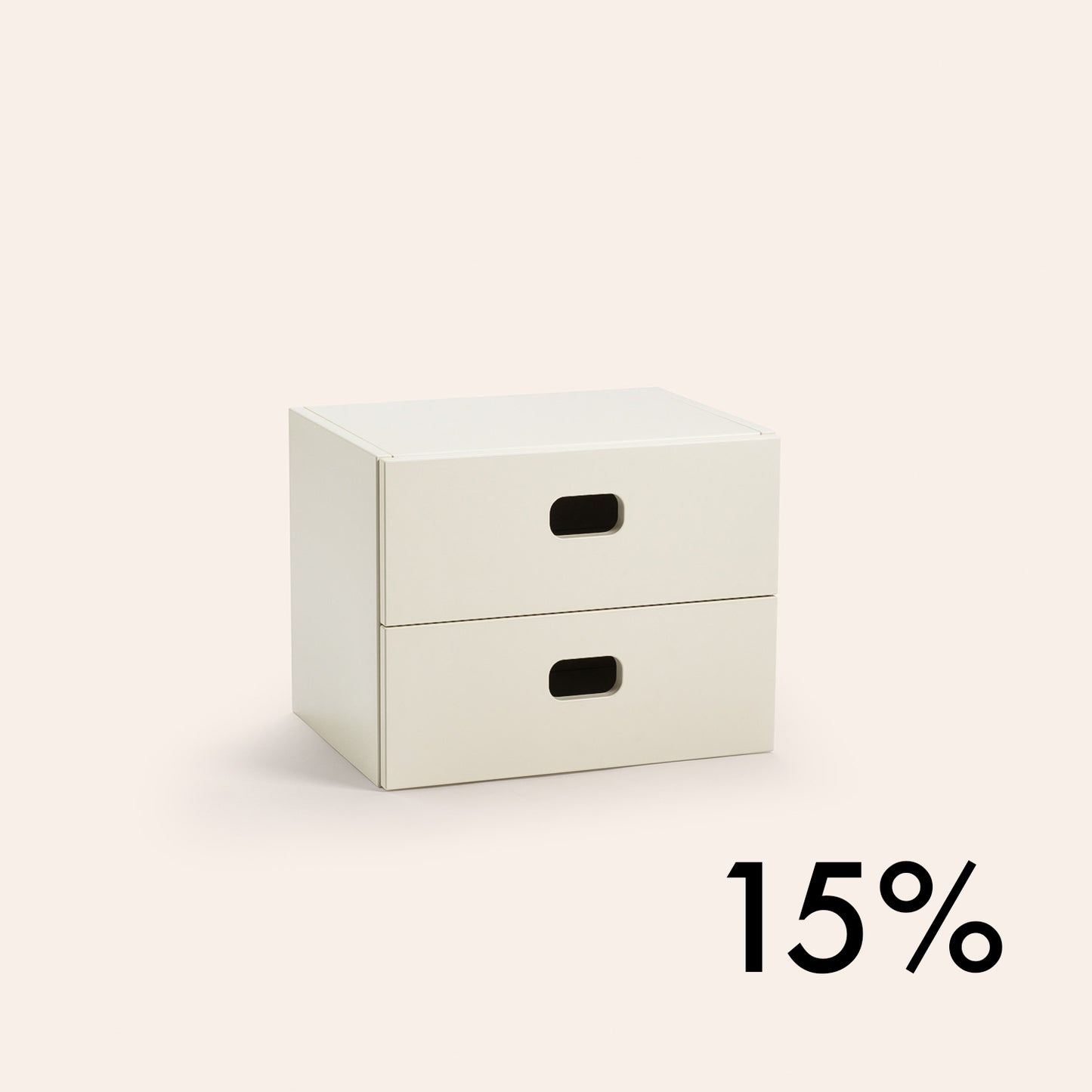 Schubladenschrank klein - Off-White