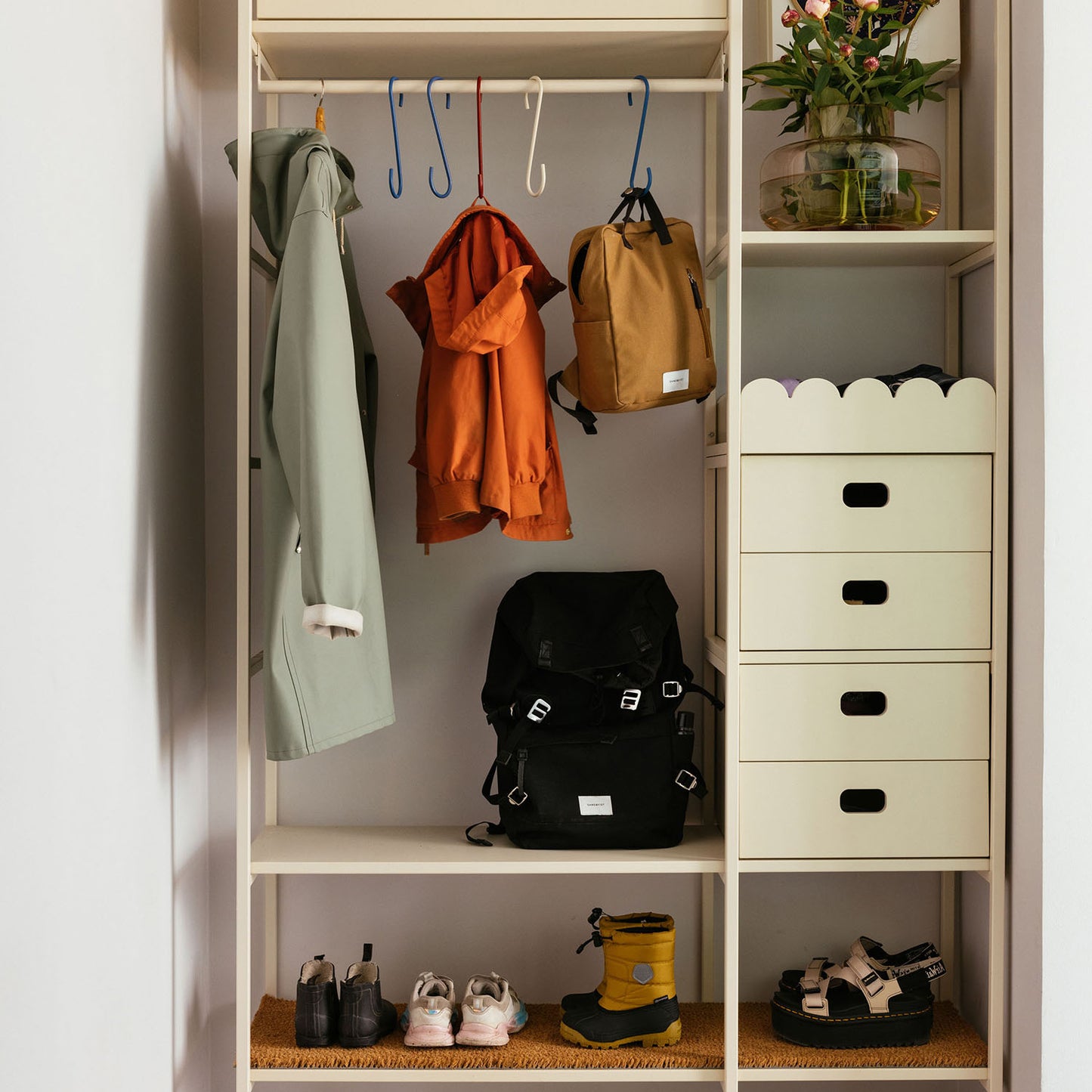 Hallway shelf