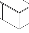 Cabinet door - Off-white Spare part NEW