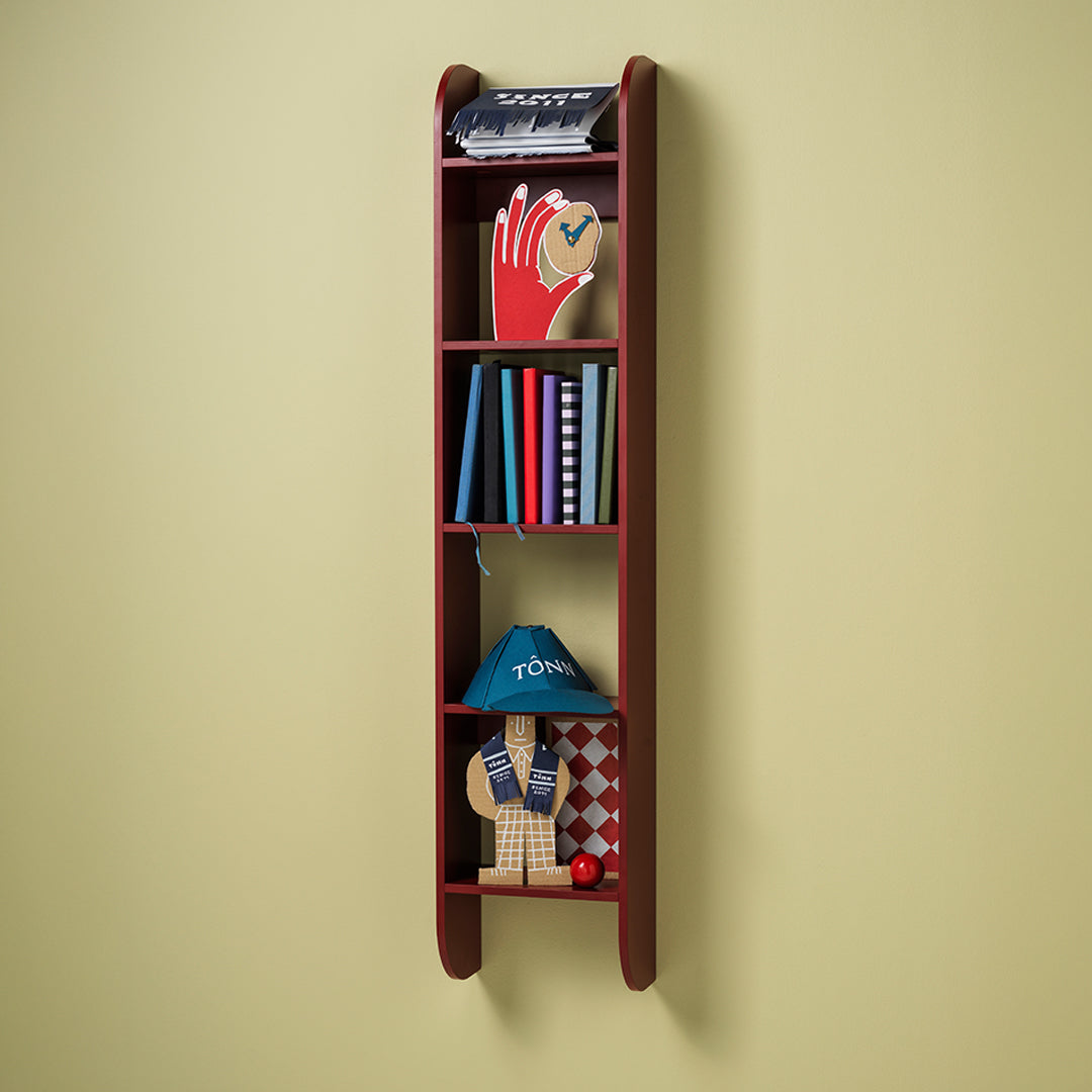 Flaneur Wall Shelf - Burgundy