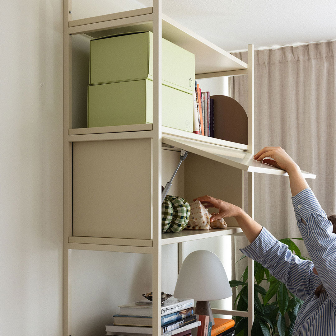 Armoire avec porte relevable - Off-white
