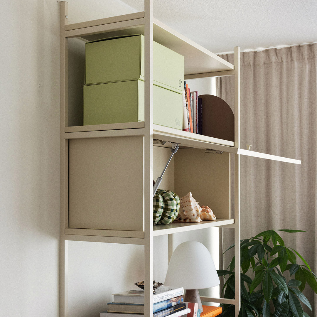 Armoire avec porte relevable - Off-white