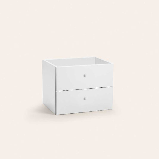 Armoire à tiroirs étroite - Blanc