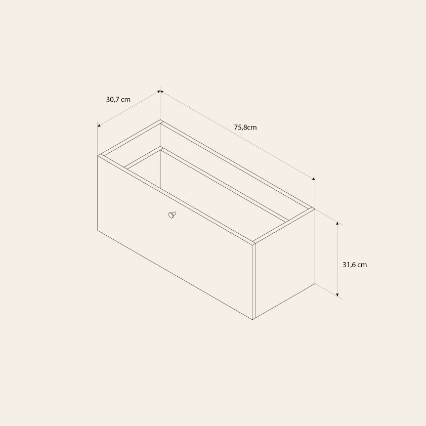 Drawer wide - Single