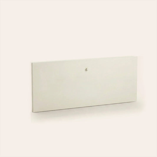 Hurtsfront med knopp stor hel - Off-white
