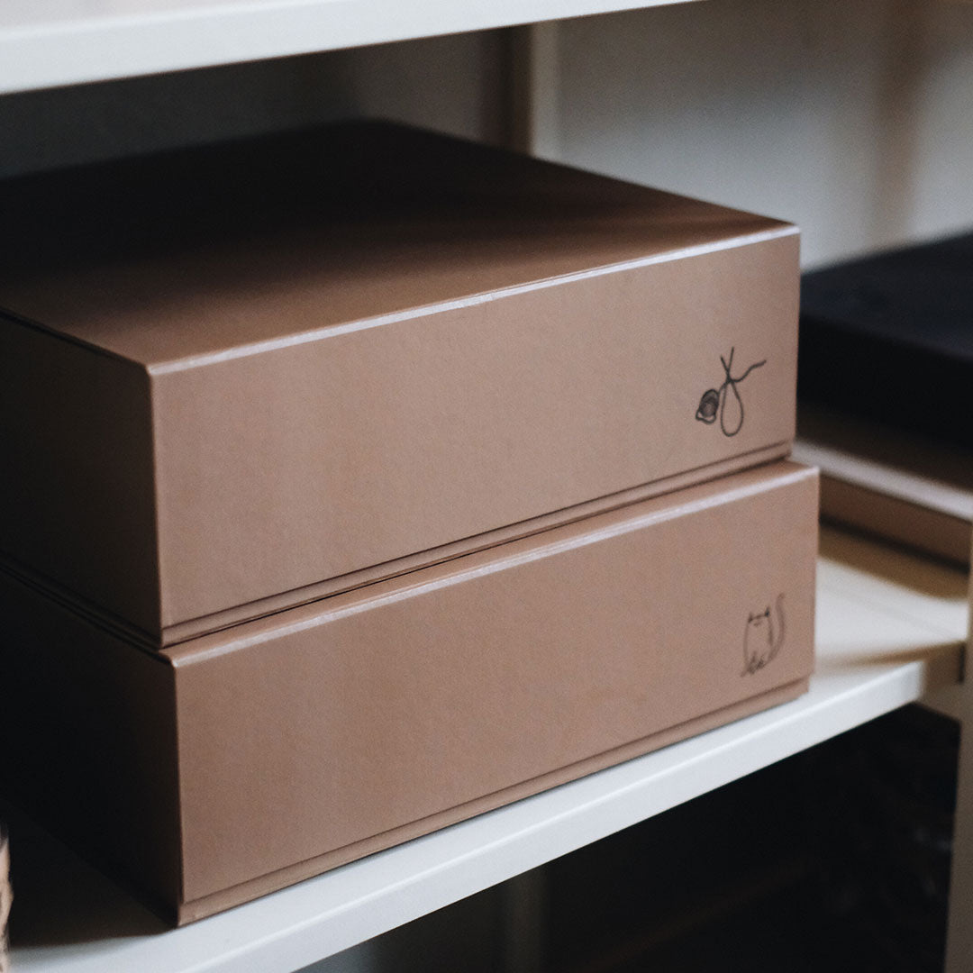 Lot de 2 boîtes de rangement Pon MAJASBOK