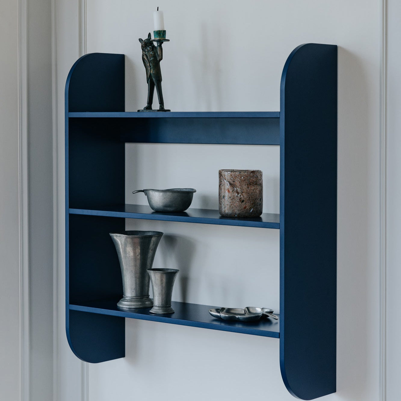 Strapats Wall Shelf - Midnight Blue