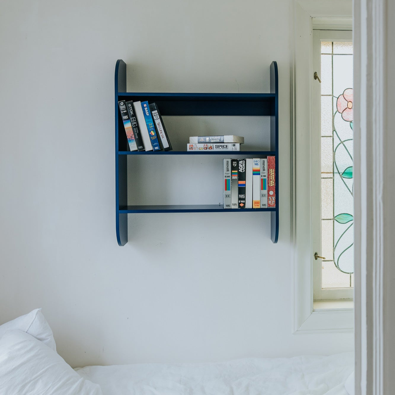 Strapats Wall Shelf - Midnight Blue