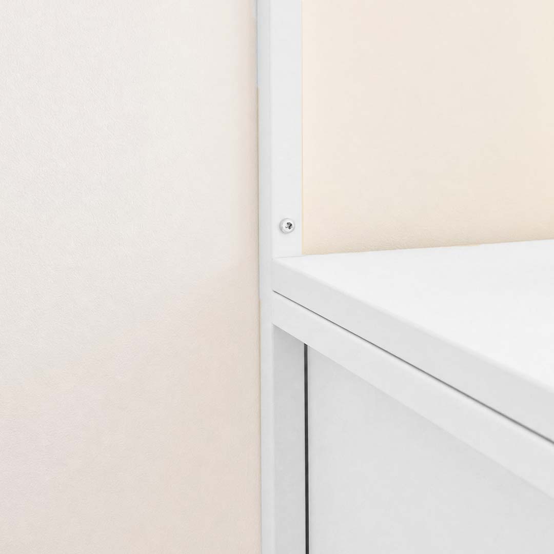 Zusätzliche Schrauben und Dübel 3er-Pack – Weiß